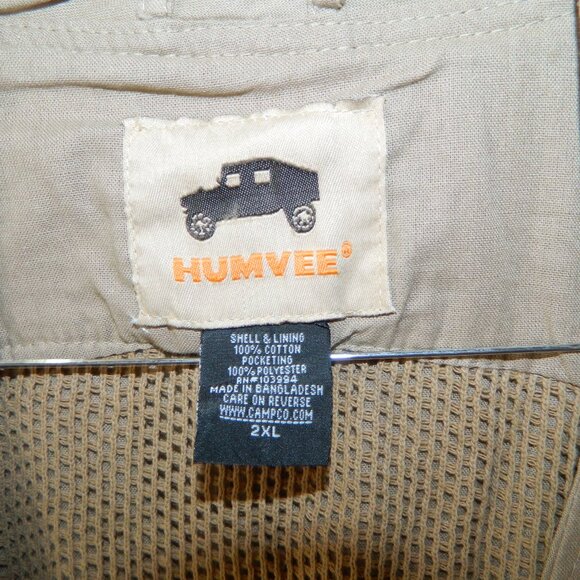 Humvee 90's Military Hunting Fishing Vest Utility Pockets Photo Hummer (EE-43) - Picture 3 of 5